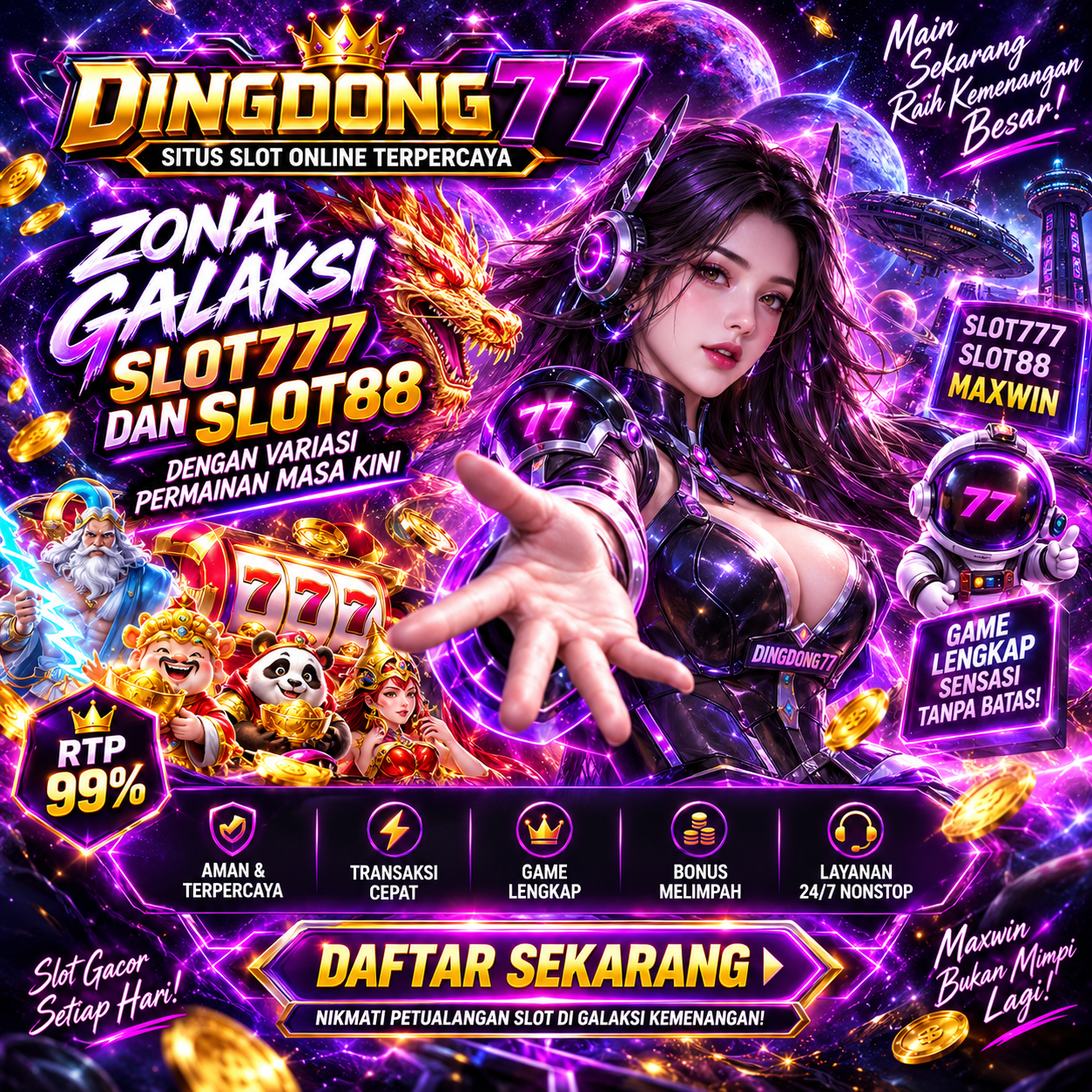 DINGDONG77 | Zona Galaksi Slot777 dan Slot88 dengan Variasi Permainan Masa Kini